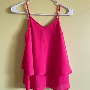 Pink tank top